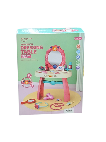 صورة مجموعة ألعاب طاولة بمرآة مع ضوء برنسيس بيوتي  تناسب للإعمار 3.سنوات فما فوق